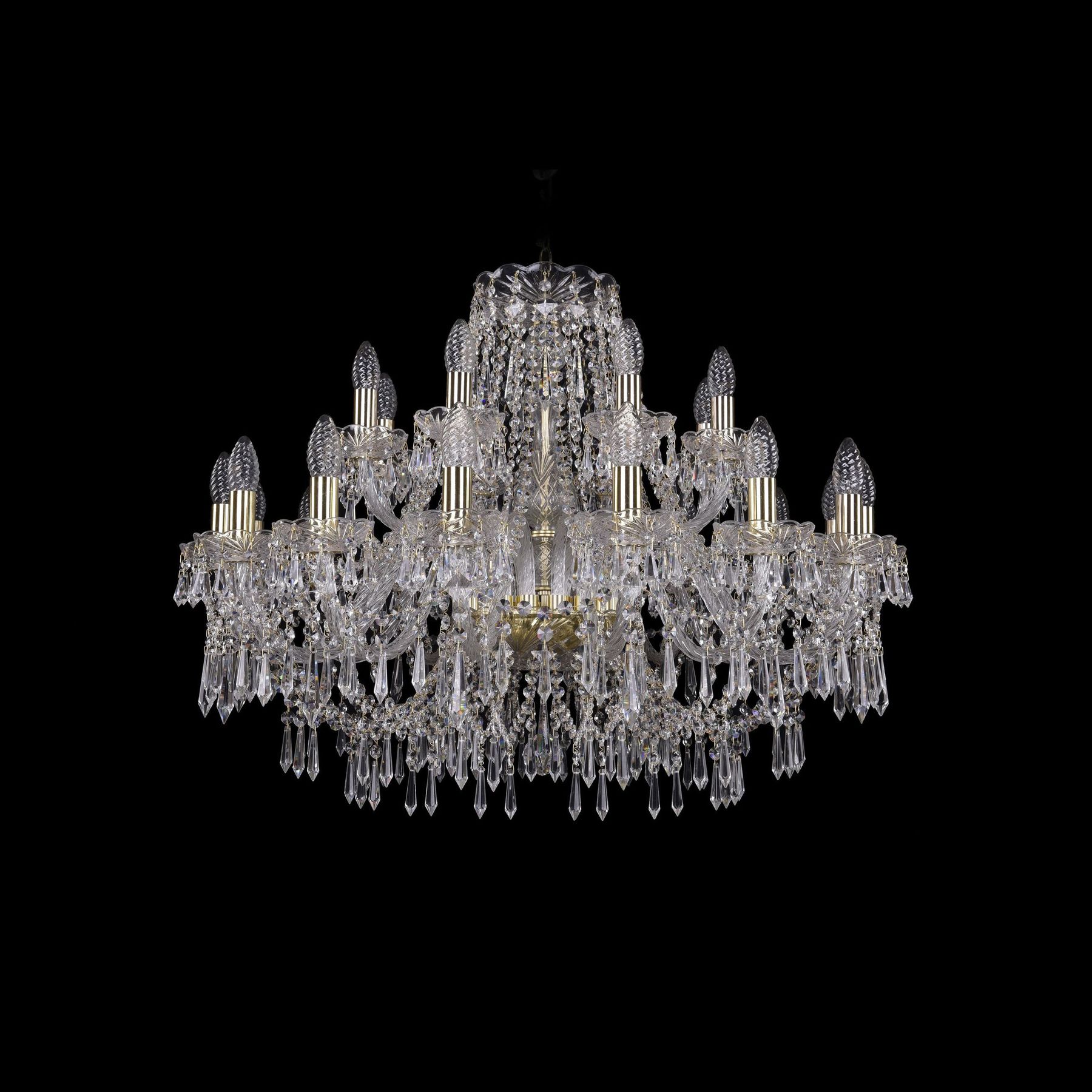 фото Хрустальная люстра 1403/16+8/300 g bohemia ivele crystal