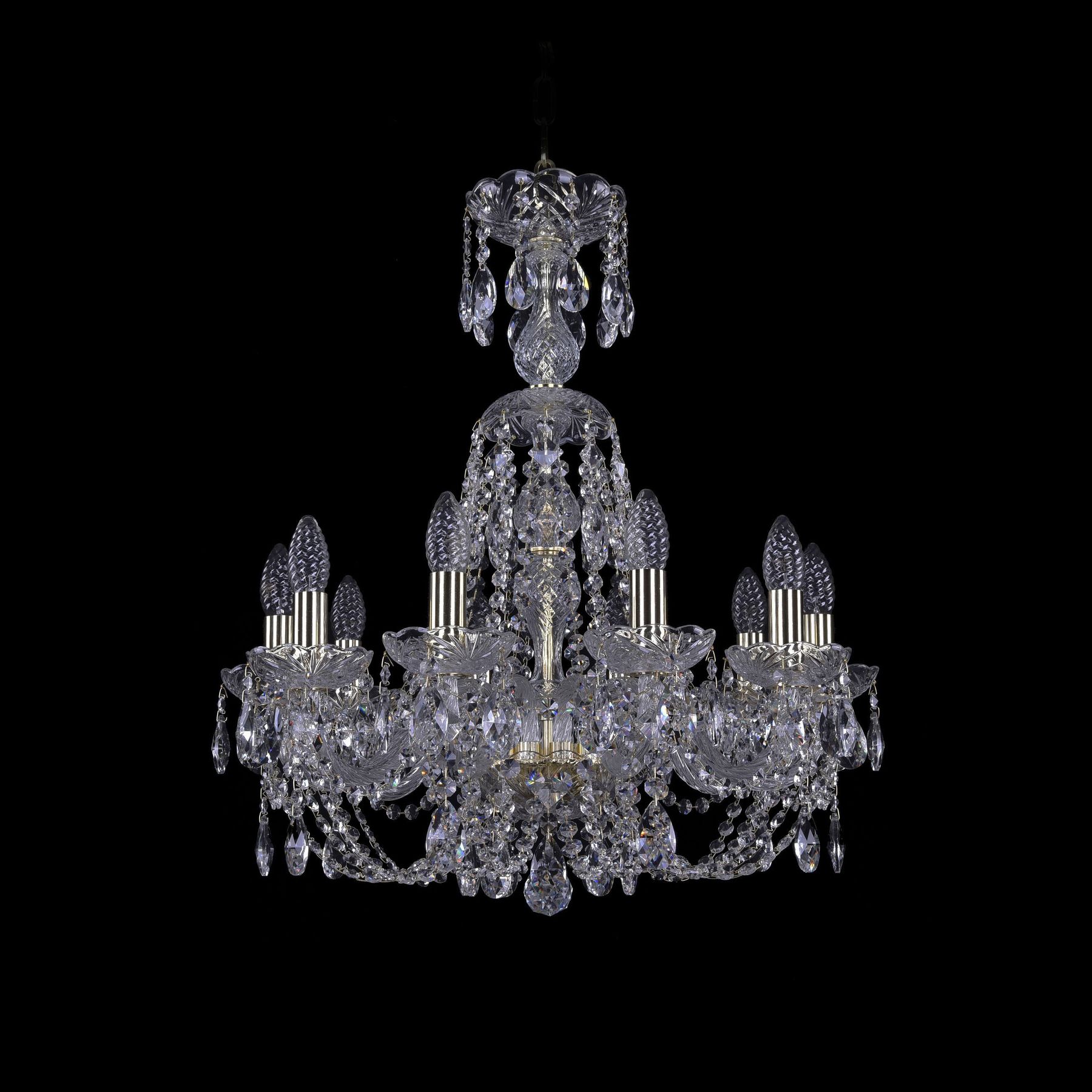 фото Хрустальная люстра 1406/10/195/xl-64 g bohemia ivele crystal