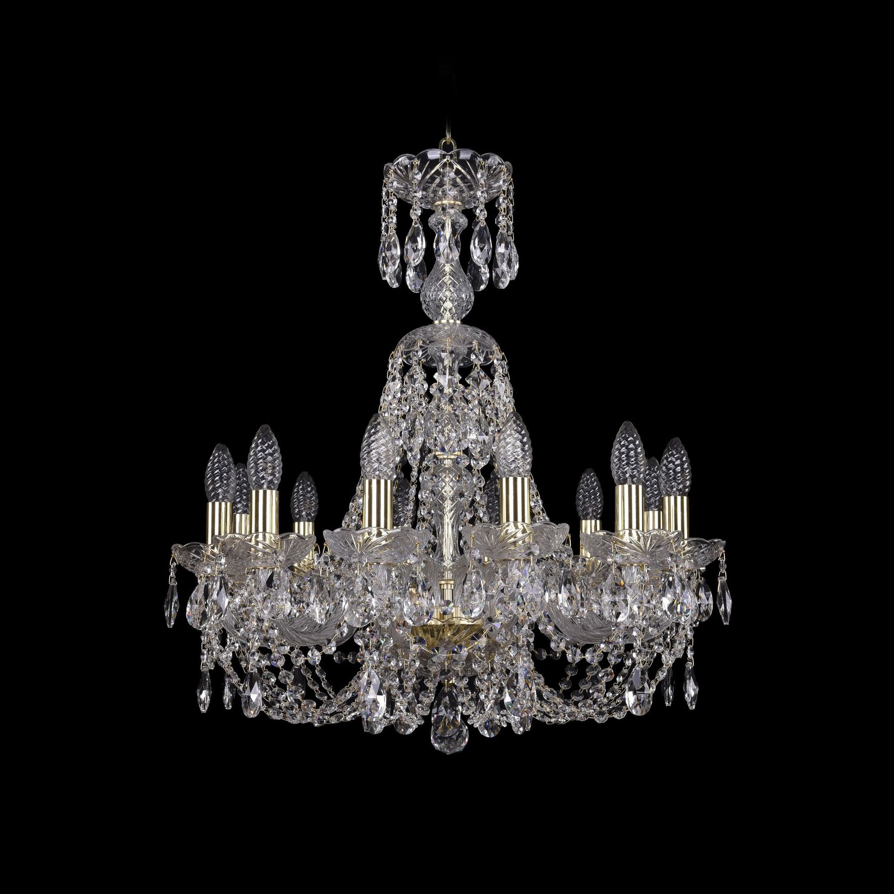 фото Хрустальная люстра 1406/12/195/xl-64 g bohemia ivele crystal
