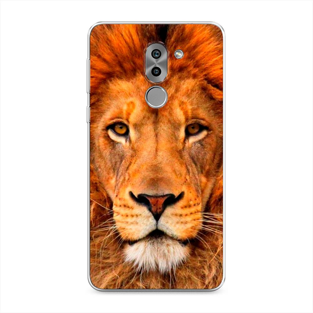 

Чехол на Honor 6X "Благородный лев", Оранжевый, 60750-1