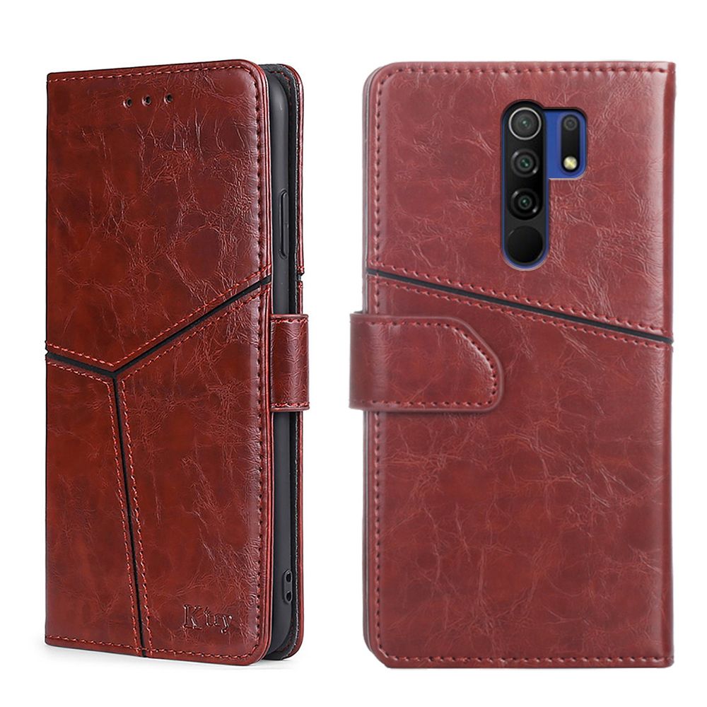 

Чехол MyPads для Xiaomi Redmi 9 коричнево-красный (257386), Коричневый
