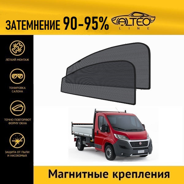 

Автошторки ALTEO на Fiat Ducato 3 рестайлинг (2014-н.в.) грузовик