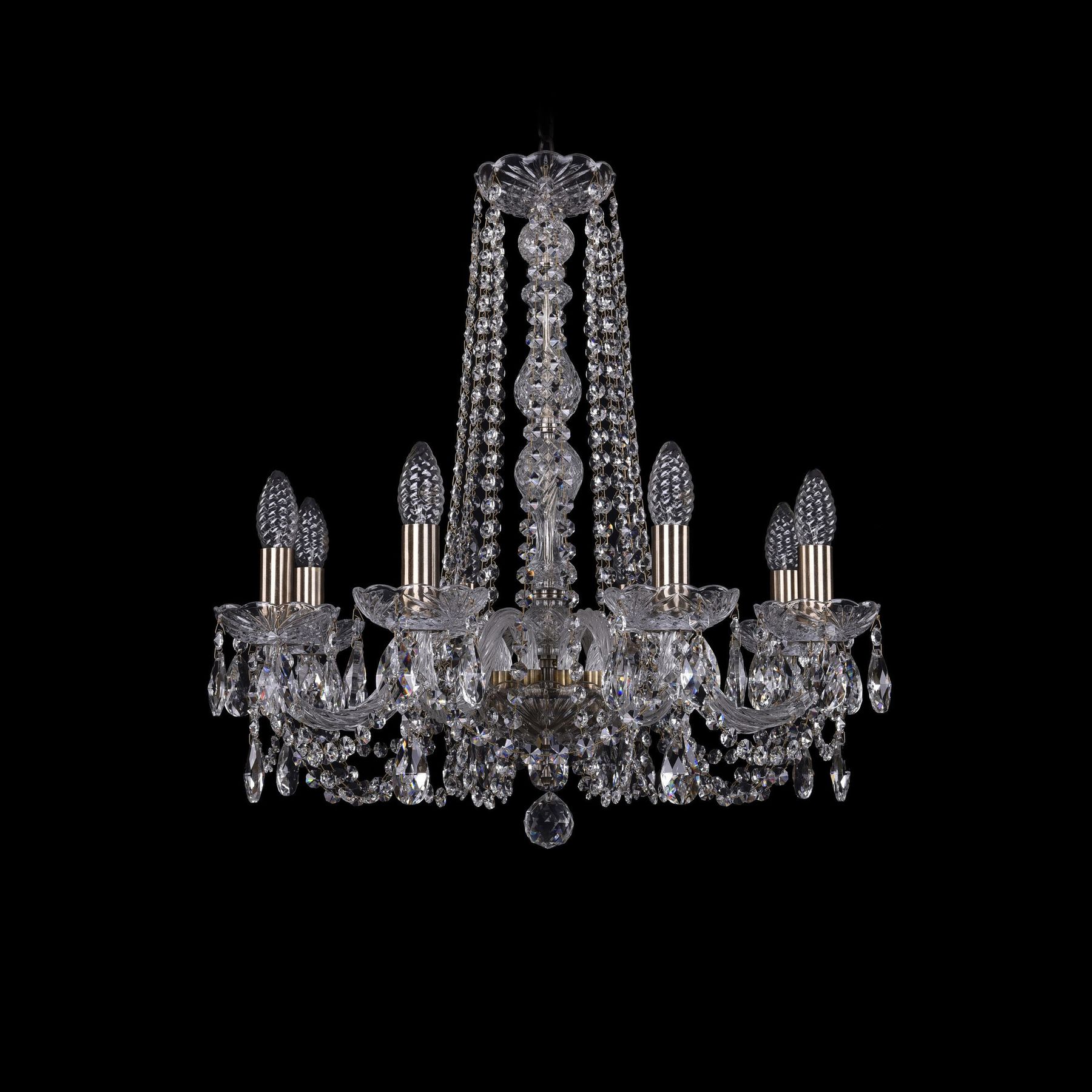 фото Хрустальная люстра 1402/8/195/h-58 pa bohemia ivele crystal
