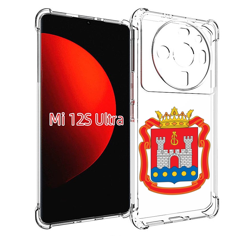 

Чехол MyPads герб-калининградская-область для Xiaomi 12S Ultra, Прозрачный, Tocco
