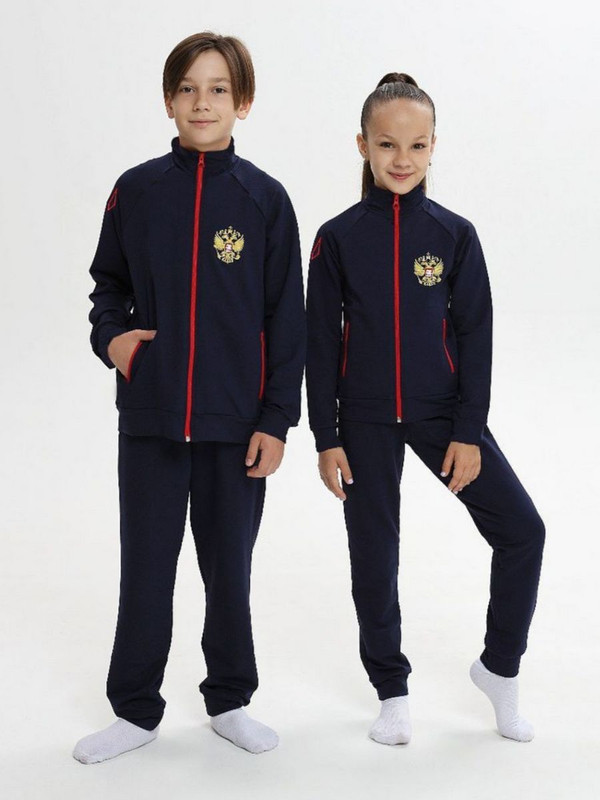 

Спортивный костюм детский WILDWINS, WW-K100, темно-синий, 122, WW-K100