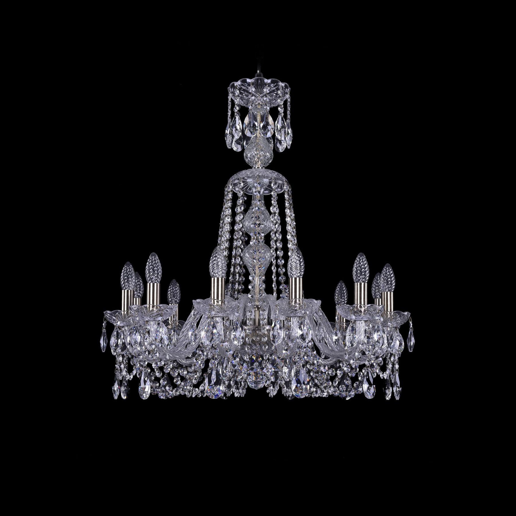 

Хрустальная люстра 1402/12/240/XL-73 Pa Bohemia Ivele Crystal, 1402/12/240/XL-73 Pa