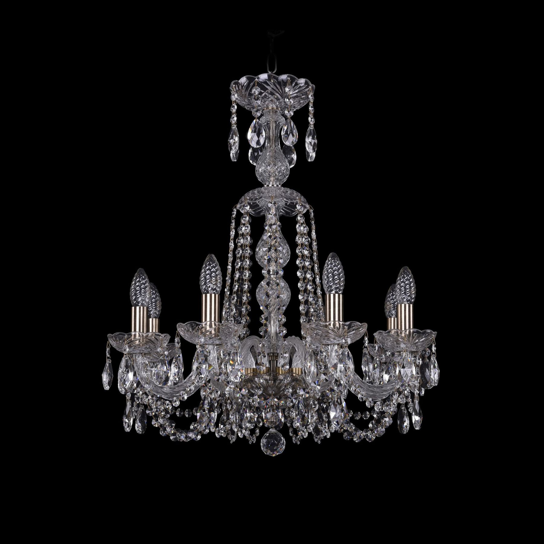 фото Хрустальная люстра 1402/8/195/xl-65 pa bohemia ivele crystal