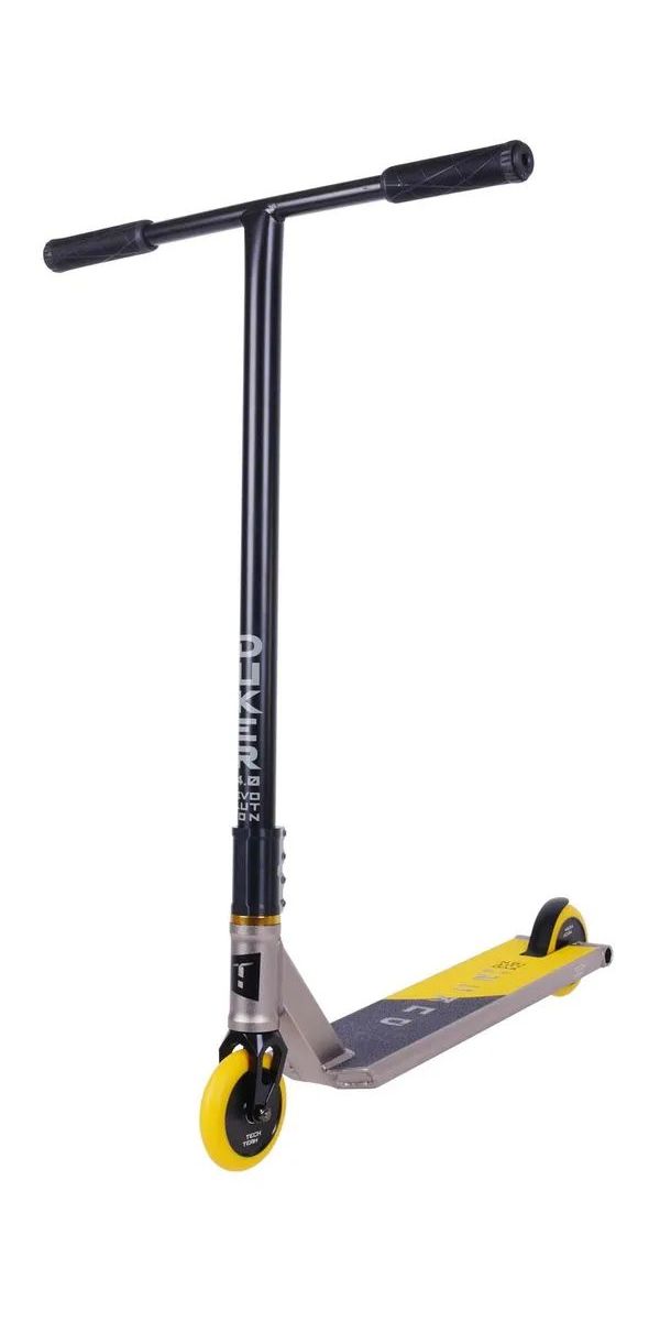 

Самокат Tech-team Duker 4.0 grey/yellow, Серый, Duker 4.0