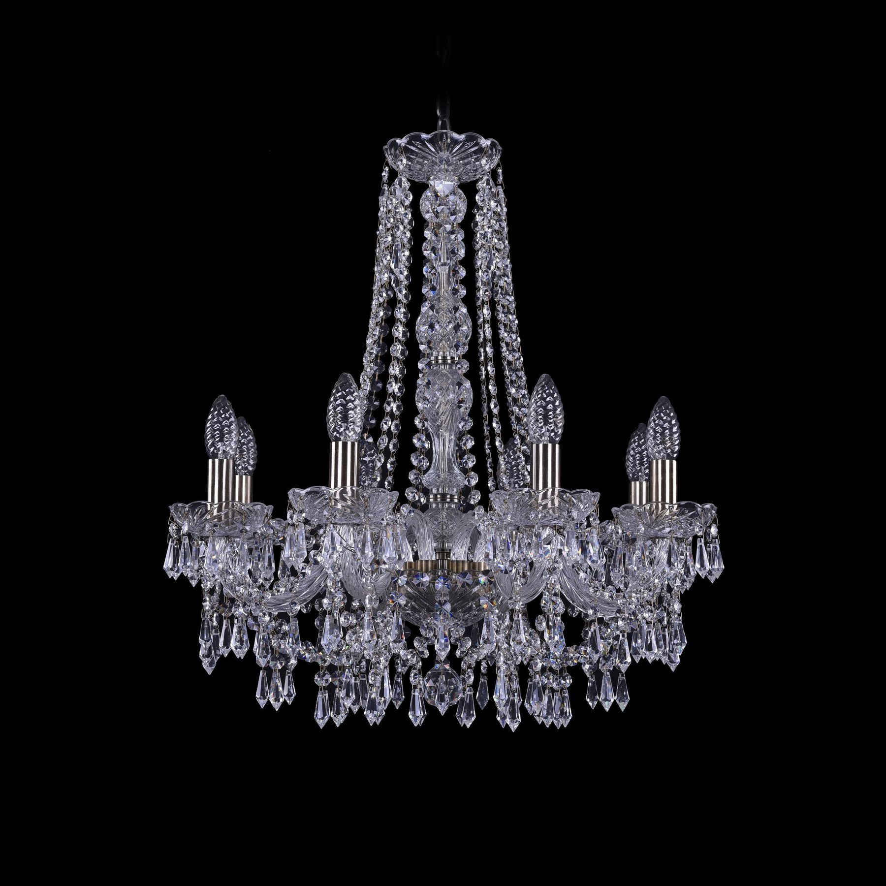 фото Хрустальная люстра 1403/8/195/h-60 pa bohemia ivele crystal
