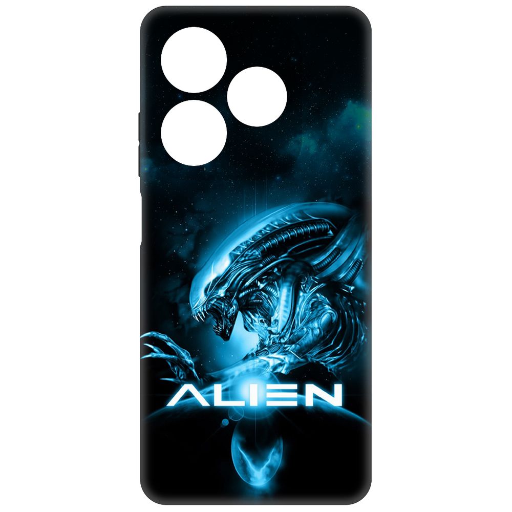 

Чехол-накладка Krutoff Soft Case Чужой. Космос для INFINIX Smart 8 Pro черный