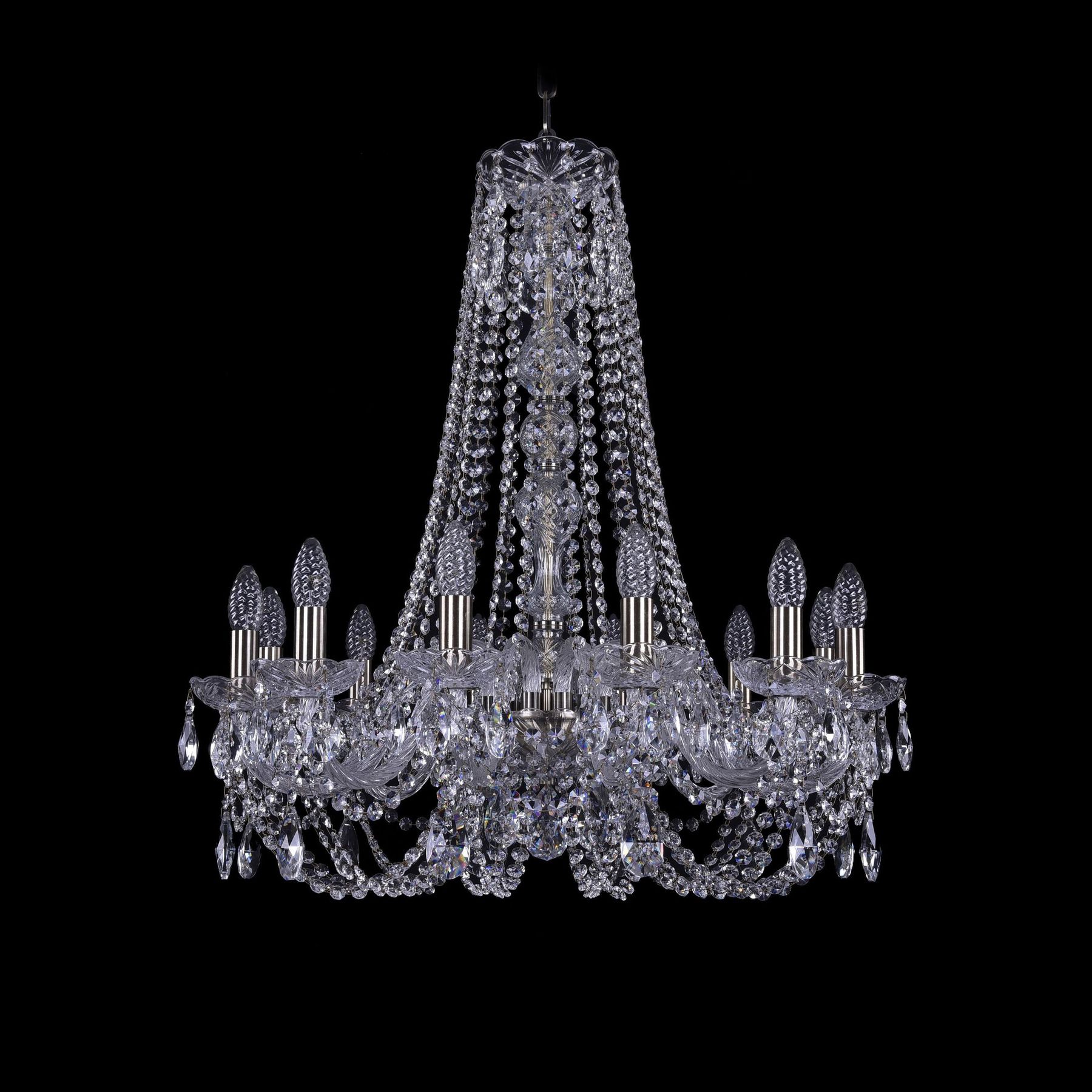 фото Хрустальная люстра 1406/12/240/h-75 pa bohemia ivele crystal