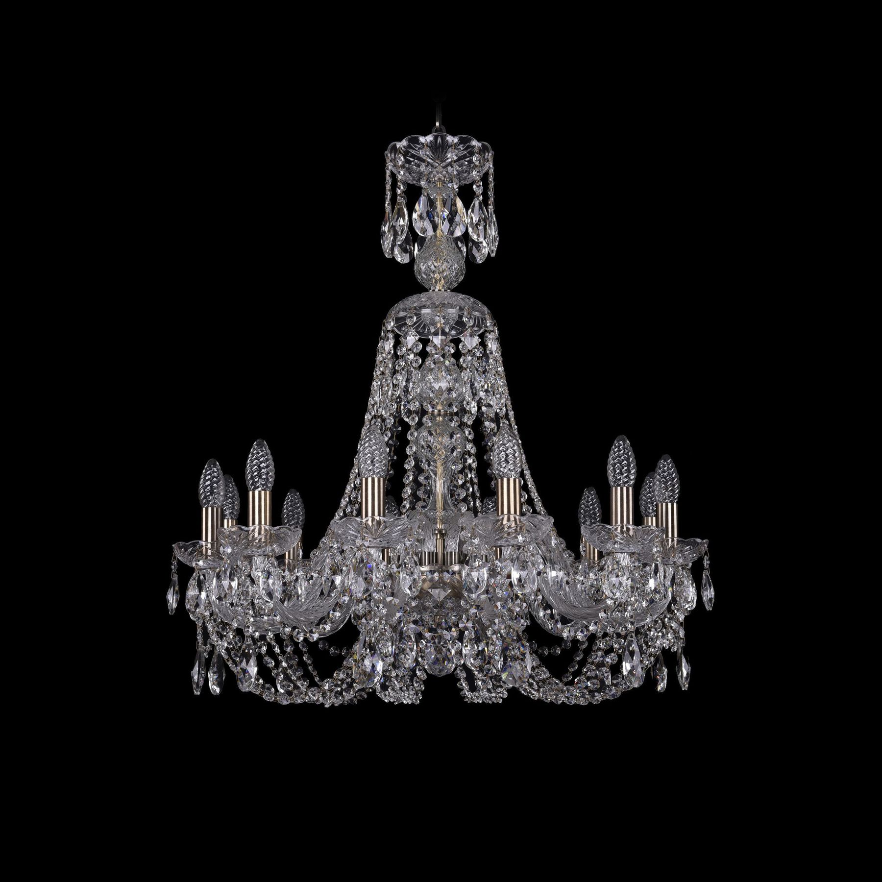 фото Хрустальная люстра 1406/12/240/xl-74 pa bohemia ivele crystal