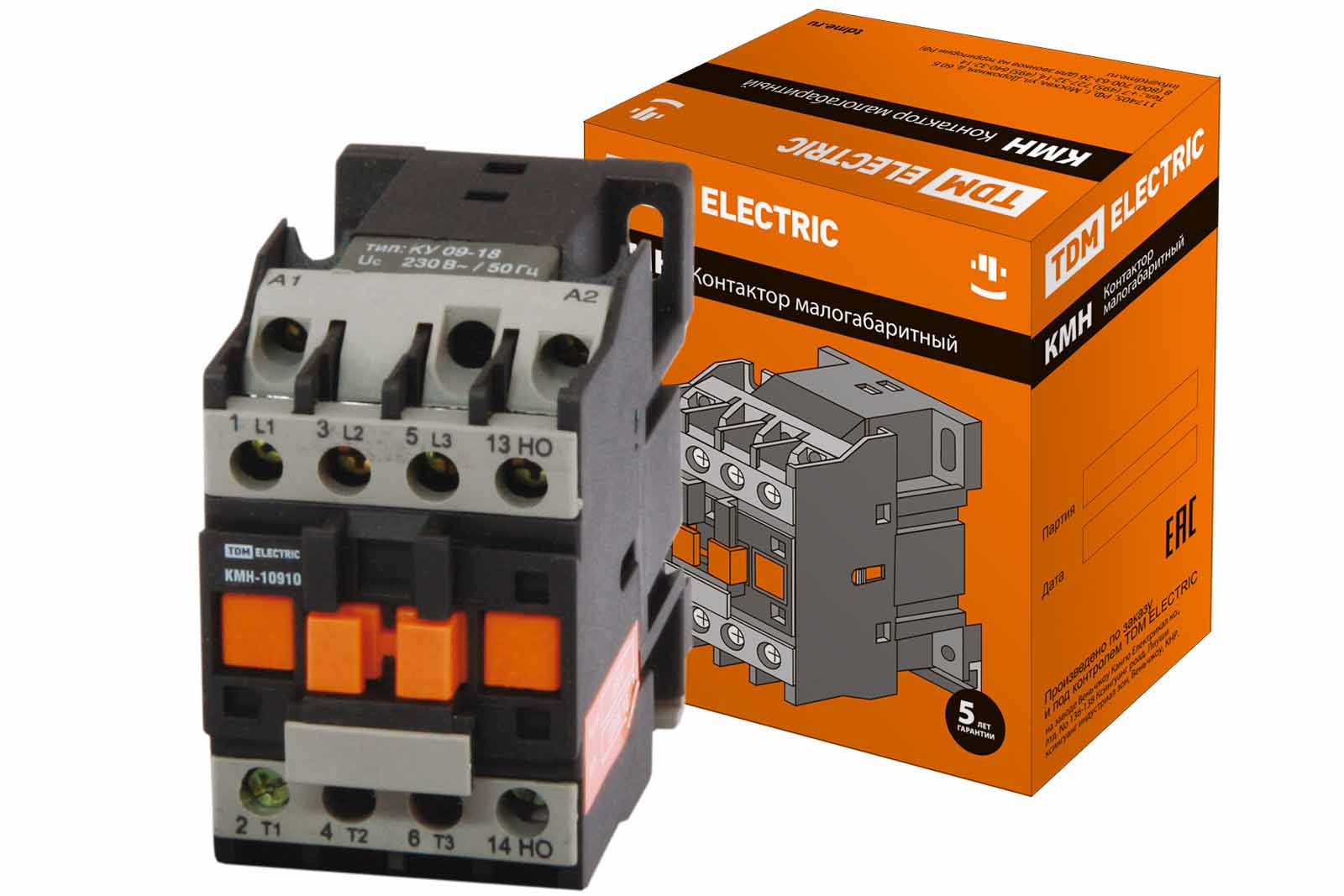 

Модуль для фиксации контактов КМН-11211 TDM ELECTRIC 12А 110В/АС3 1НЗ SQ0708-0101