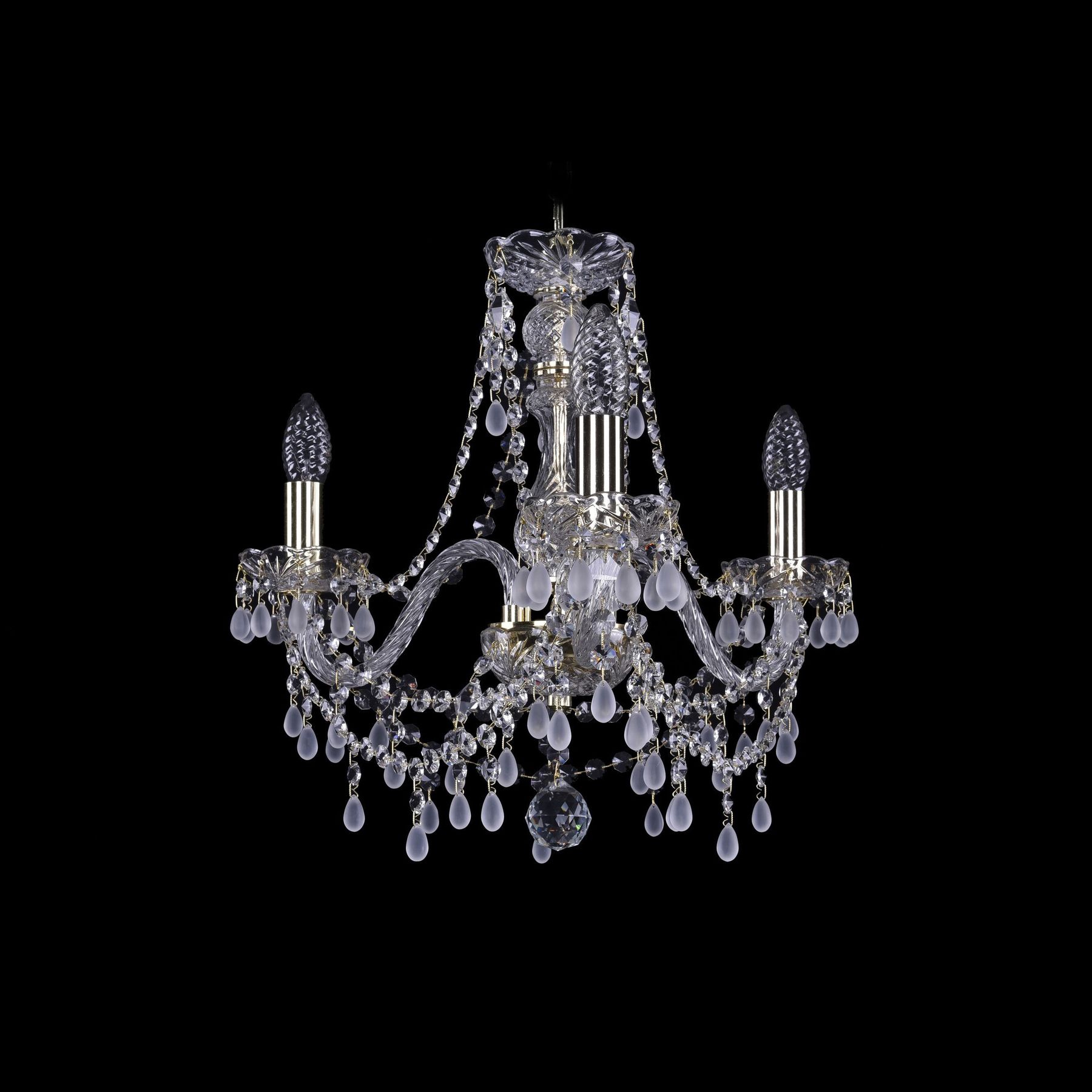 фото Хрустальная люстра 1410/3/160 g v0300 bohemia ivele crystal