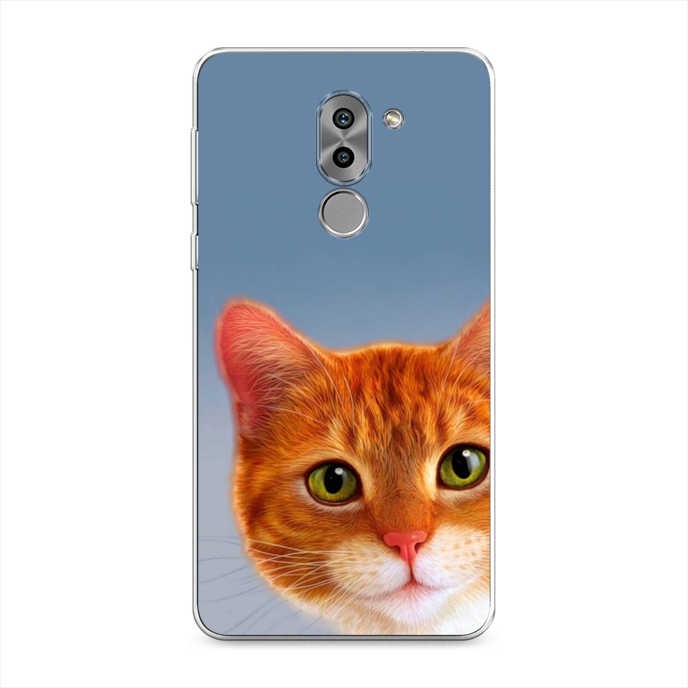 

Чехол на Honor 6X "Любопытный котик", Коричневый, 60750-1