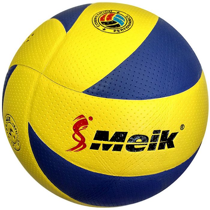 Мяч волейбольный MEIK 200 8 панелей PU 2. 7, 280 гр, клееный, желтый