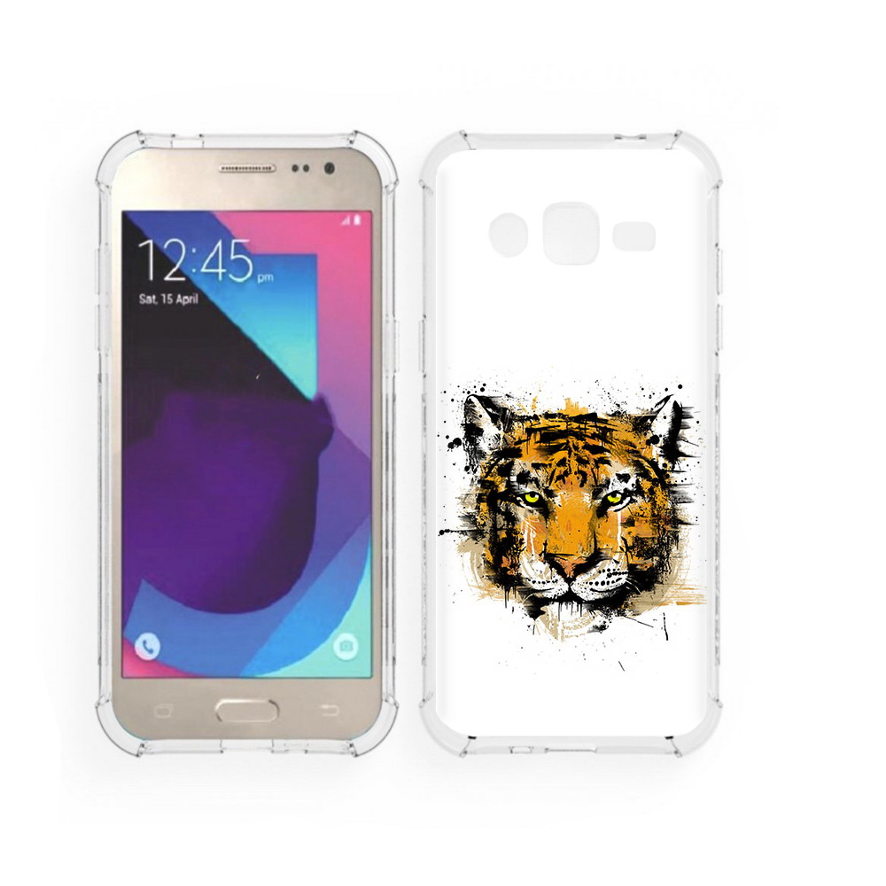 

Чехол MyPads Tocco для Samsung Galaxy J2 тигруля (PT226924.572.643), Прозрачный, Tocco