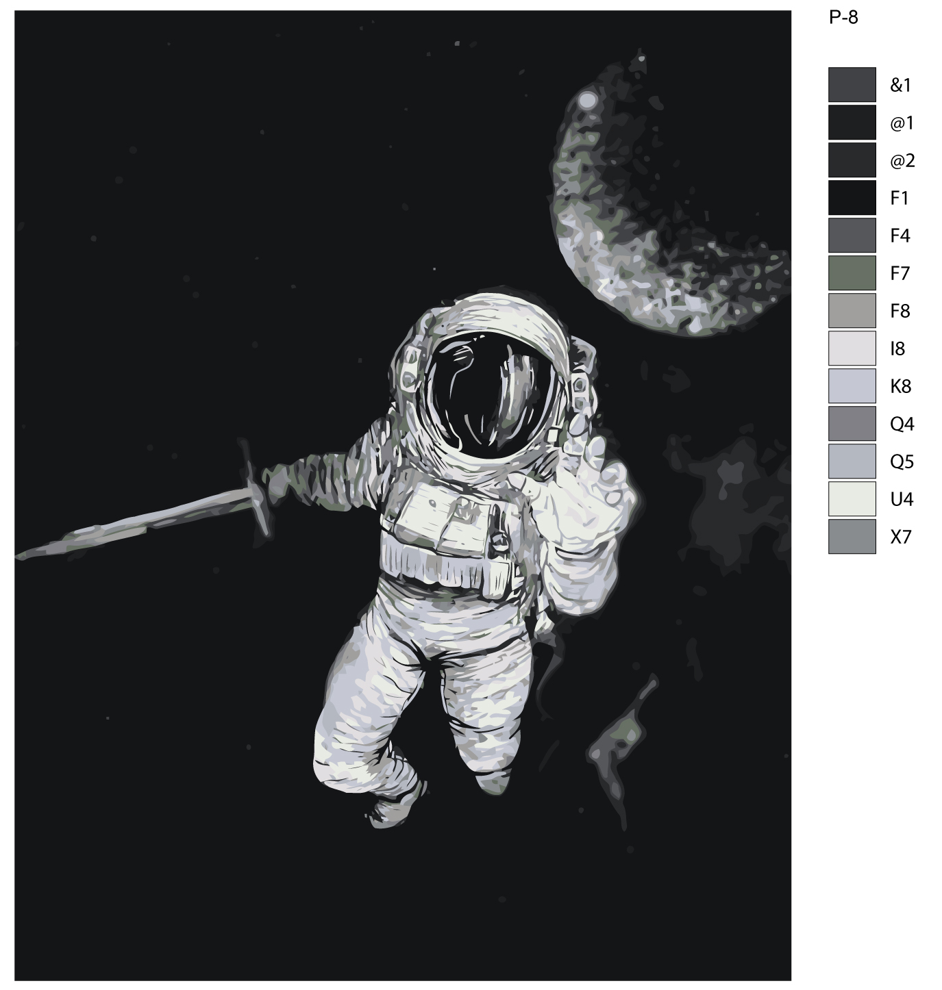 

Картина по номерам, 40 x 50, IIIR-P-8,"Живопись по номерам",, IIIR-P-8