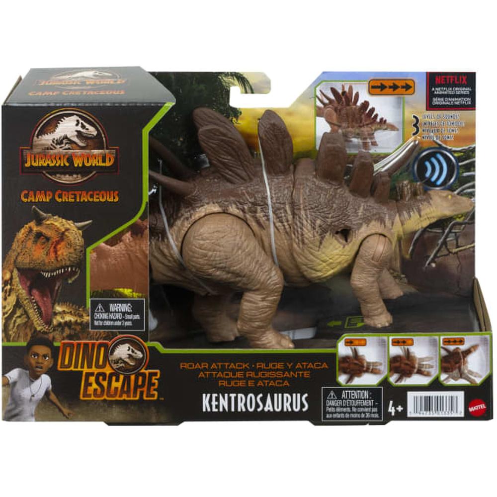 фото Фигурка mattel jurassic world рычащий динозавр, gwd06 kentrosaurus