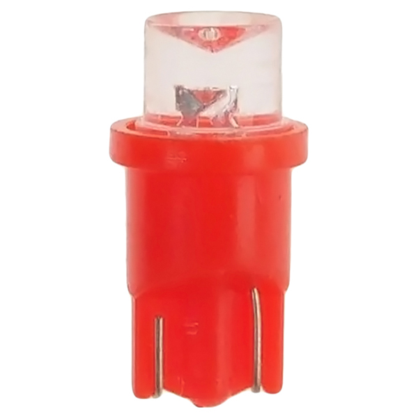 фото Лампа светодиодная 12v w5w t10w w2.1x9.5d бесцокольная red megapower