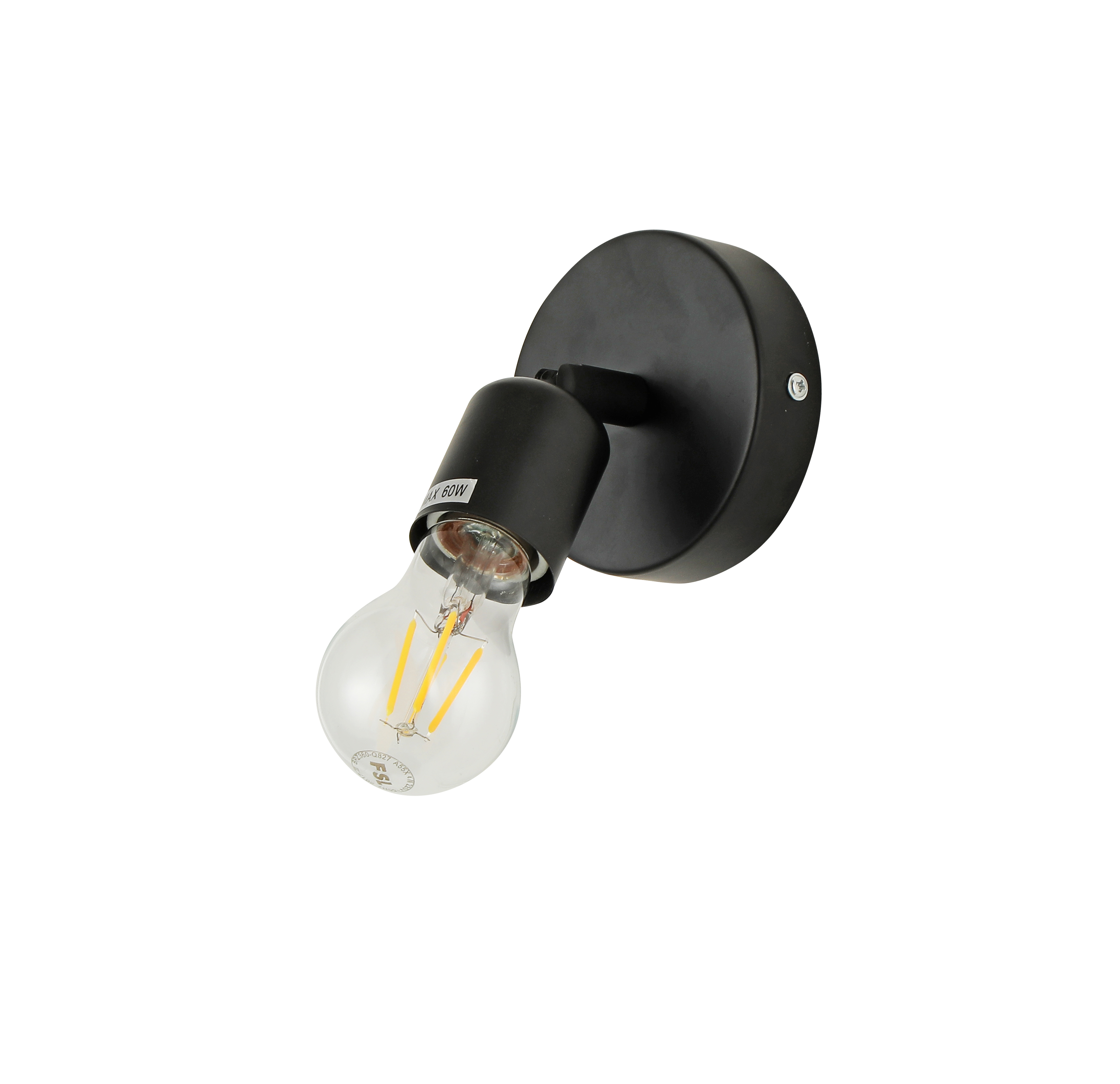 

Бра настенное BORTEN A040-1 Black, A040/1BK