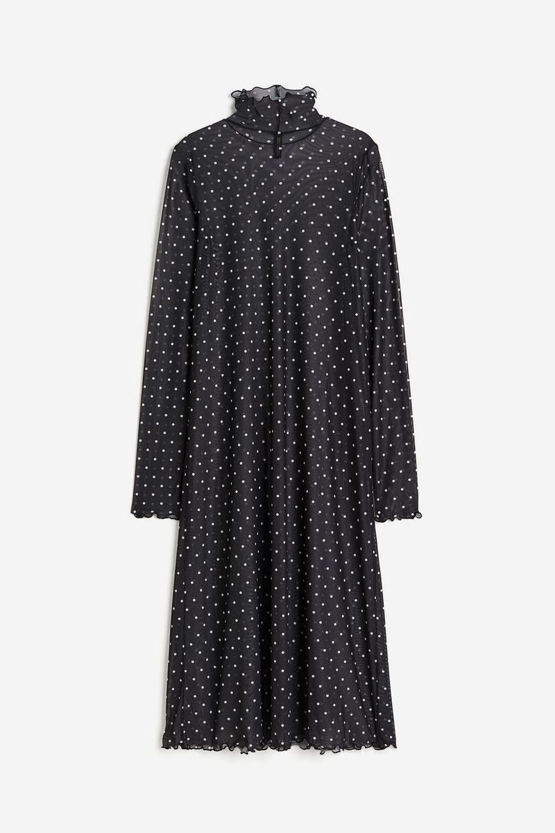 

Платье женское H&M 1210734 черное XS, Черный, 1210734