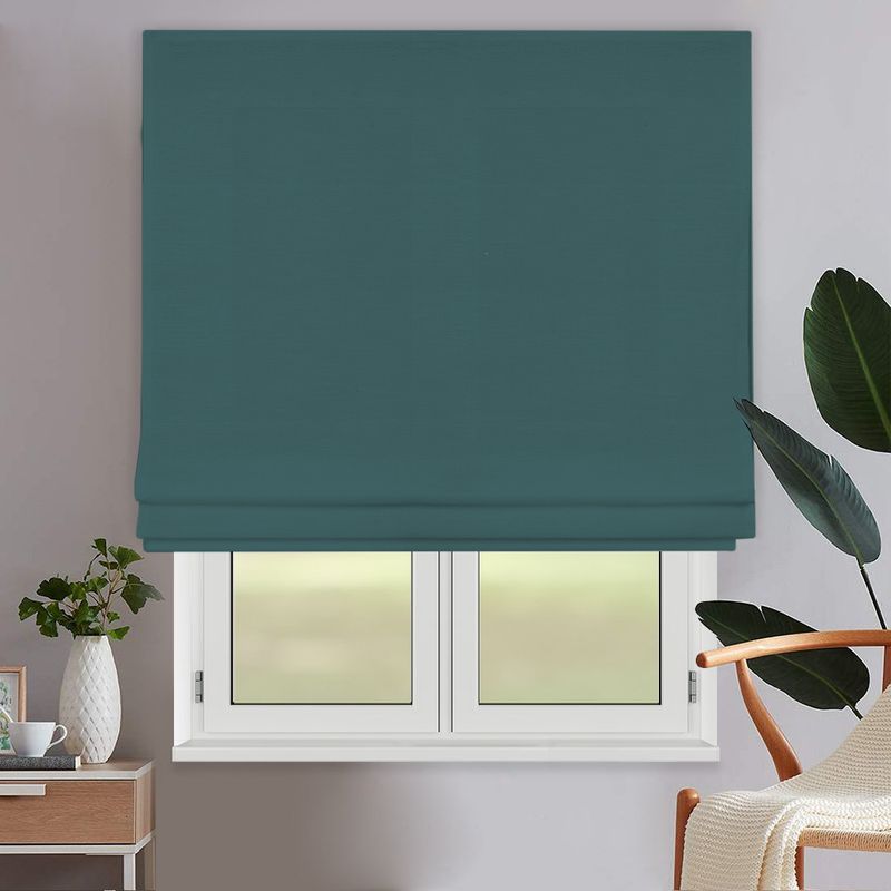 

Римская штора OLEXDECO "Монро" Blackout Океан 120х170 см, с кордовым карнизом, RIM-MONRO