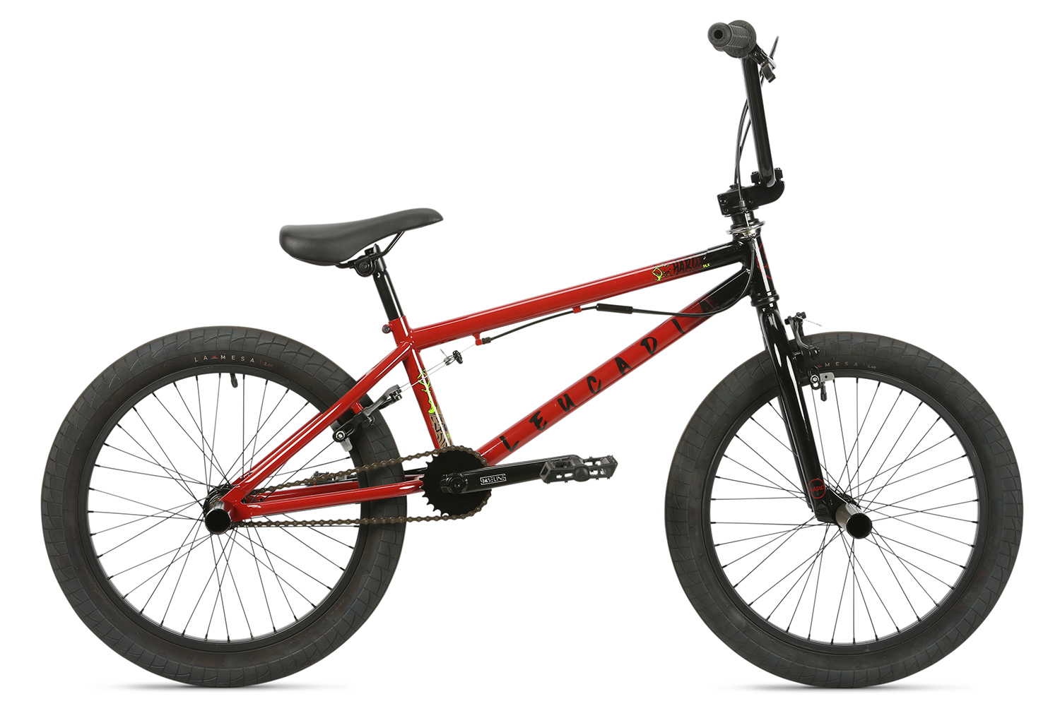 

BMX Haro Leucadia DLX (2022) Красный, Чёрный 20.5", Leucadia DLX