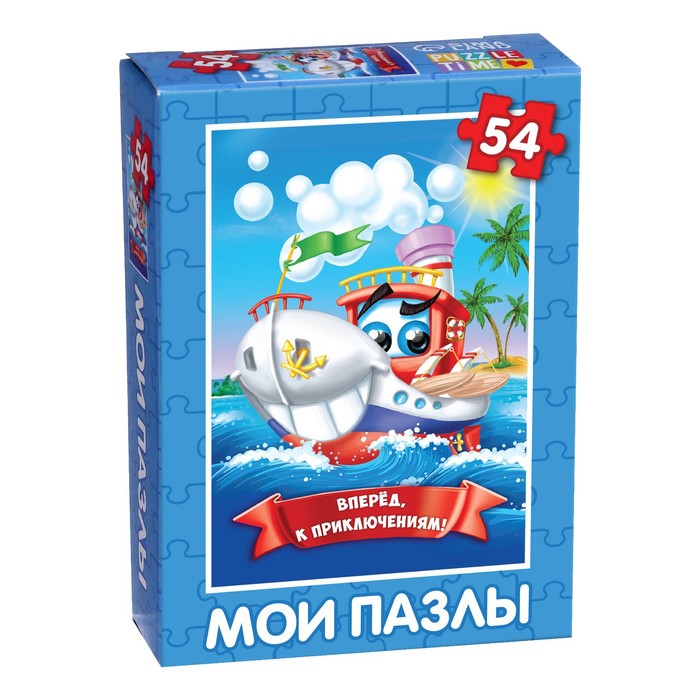 

Пазл Puzzle Time Веселый пароход, 54 элемента 6880886, 6880886-1