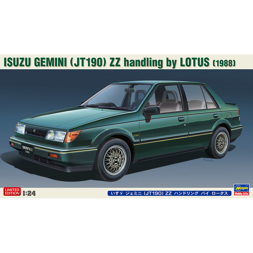 фото Сборная модель hasegawa 1/24 isuzu gemini (jt190) zz handling by lotus (1988) 20355