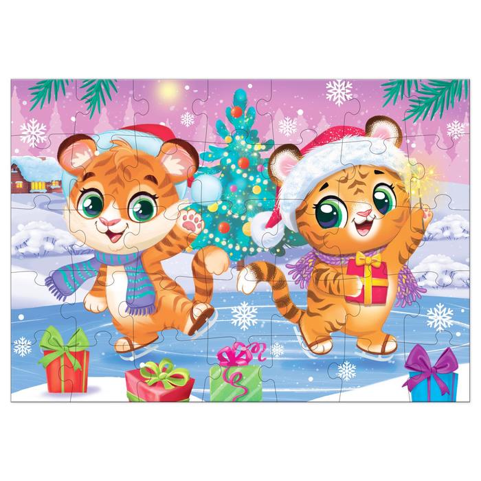

Пазл Puzzle Time Тигрята 35эл 6880905, 6880905-1