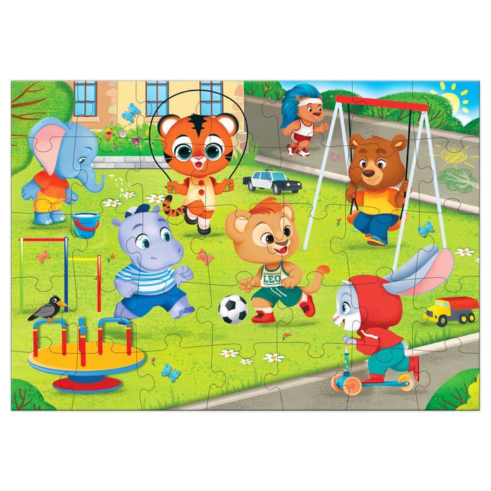 

Пазл Puzzle Time Друзья-зверята 35эл 6880915, 6880915-1