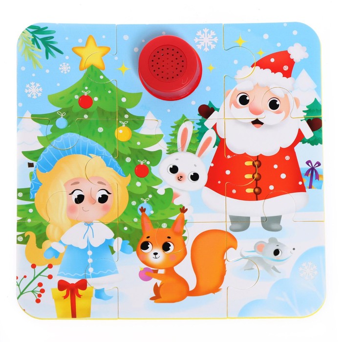 

Пазл Puzzle Time Дедушка Мороз и Снегурочка, 9 деталей 6888839, 6888839-1