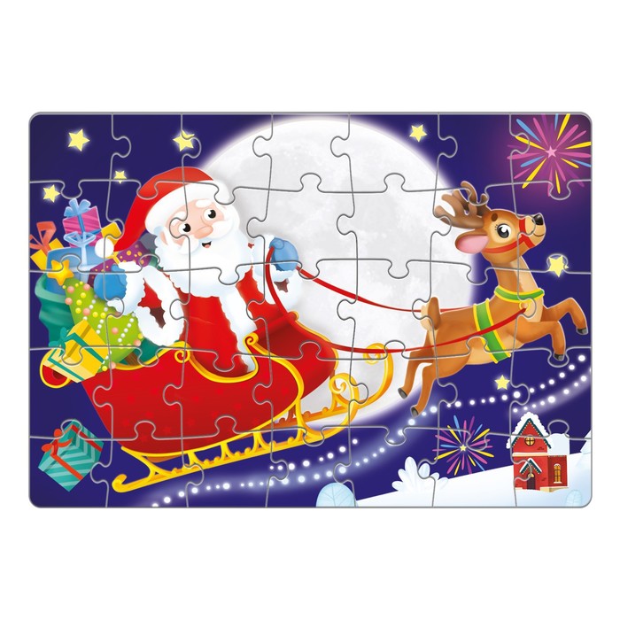 

Пазл Puzzle Time Дедушка Мороз 35эл 6908086, 6908086-1