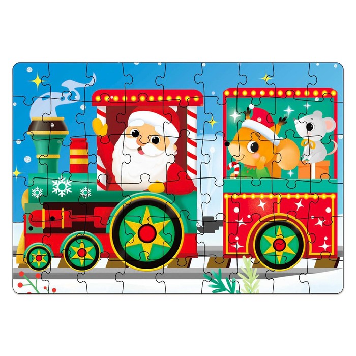

Пазл Puzzle Time Новогодний поезд 54эл 6911214, 6911214-1