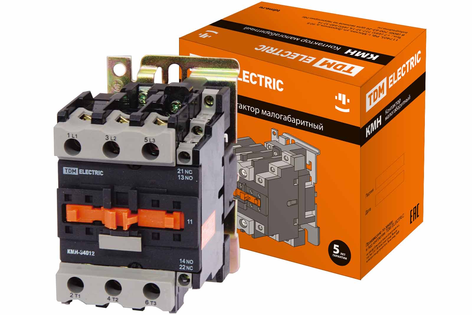 

Модуль для фиксации контактов КМН-35012 TDM ELECTRIC 50А 110В/АС3 1НО;1НЗ SQ0708-0113
