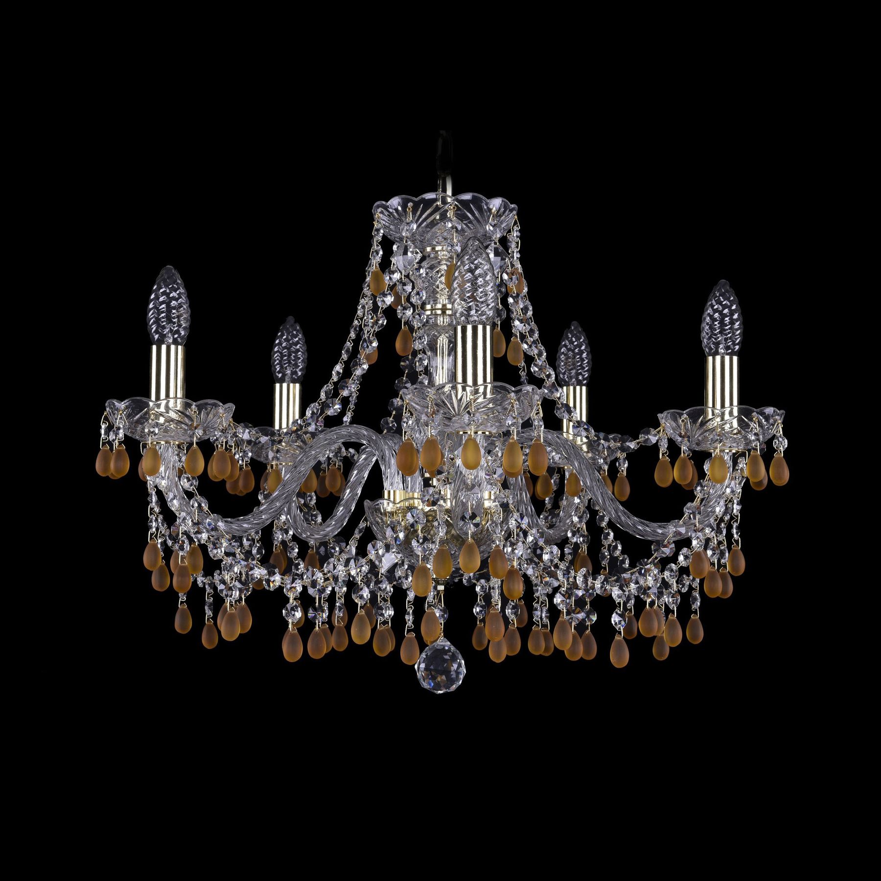 фото Хрустальная люстра 1410/5/195 g v1003 bohemia ivele crystal