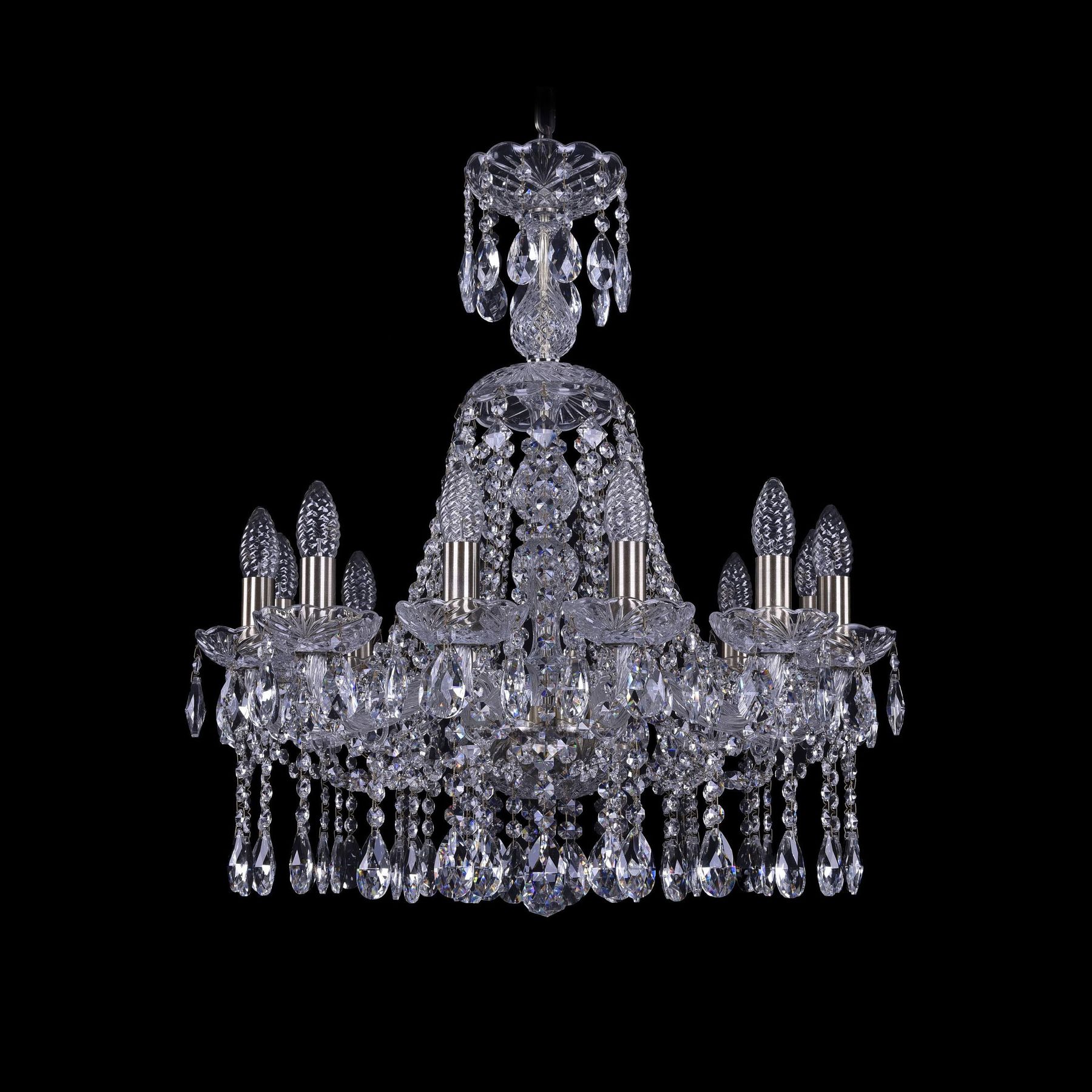 

Хрустальная люстра 1413/12/200/XL-66 Pa Bohemia Ivele Crystal, 1413/12/200/XL-66 Pa