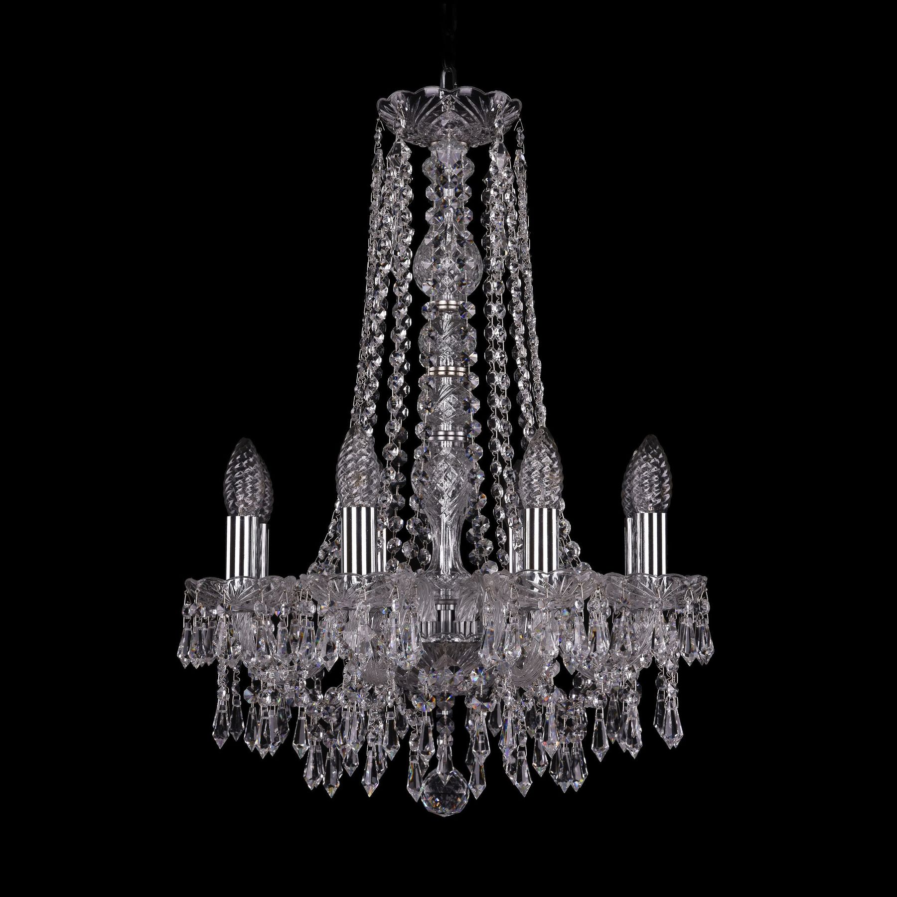 фото Хрустальная люстра 1403/8/141/h-59 ni bohemia ivele crystal