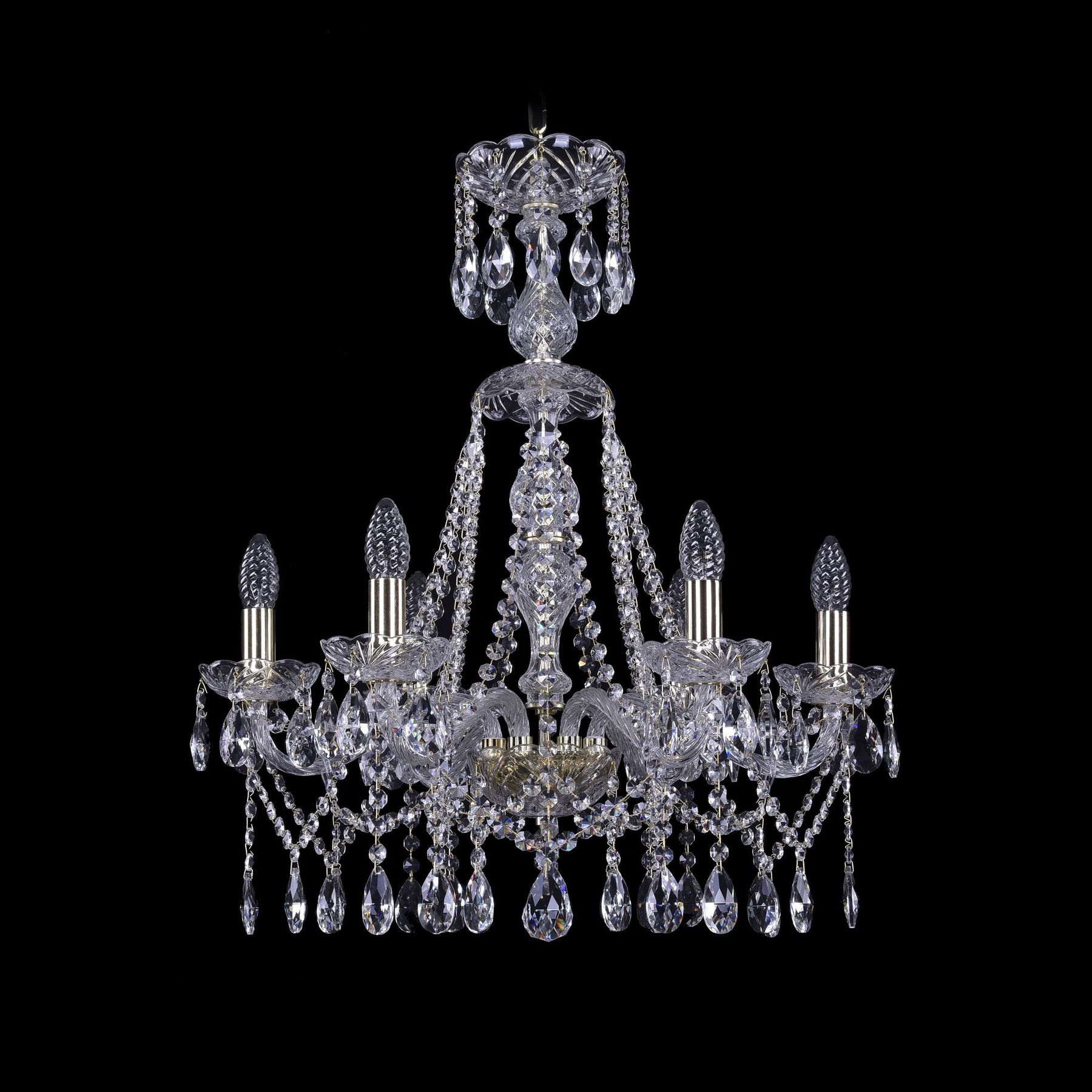 фото Хрустальная люстра 1413/6/200/xl-66 g bohemia ivele crystal