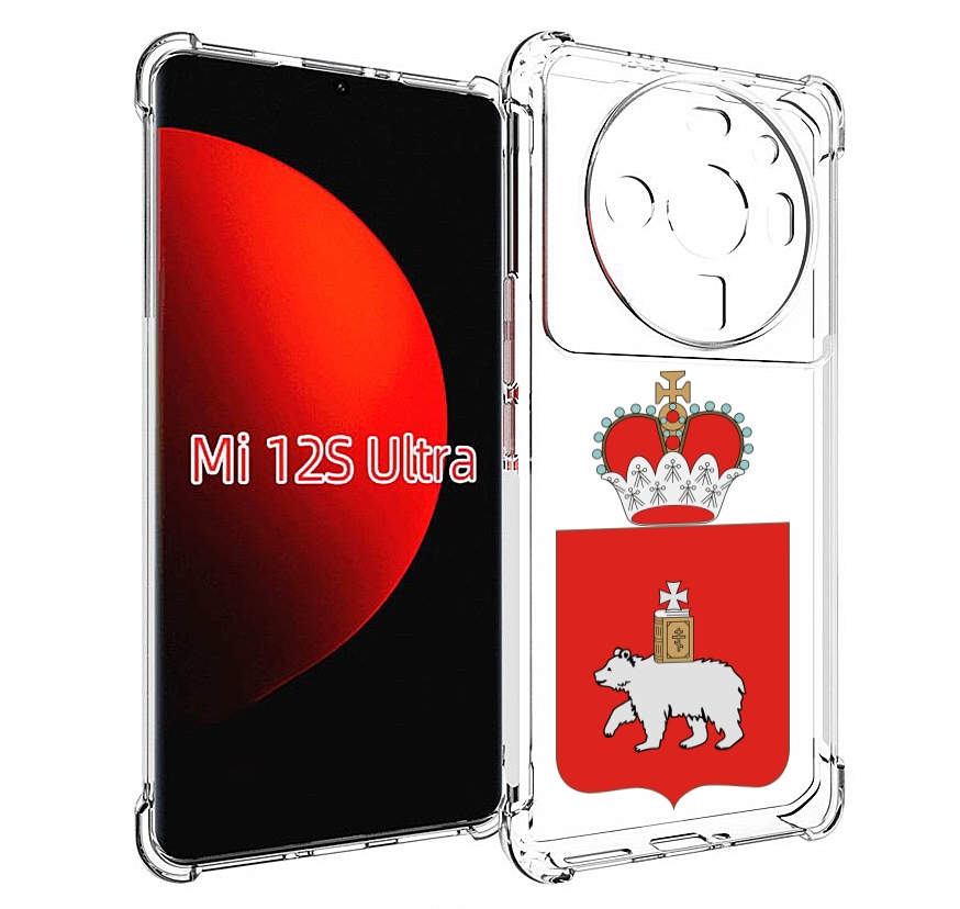 

Чехол MyPads герб-пермскии-краи для Xiaomi 12S Ultra, Прозрачный, Tocco