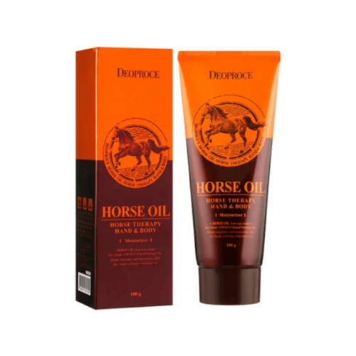 

Крем DEOPROCE с лошадиным жиром HAND BODY HORSE OIL 100г