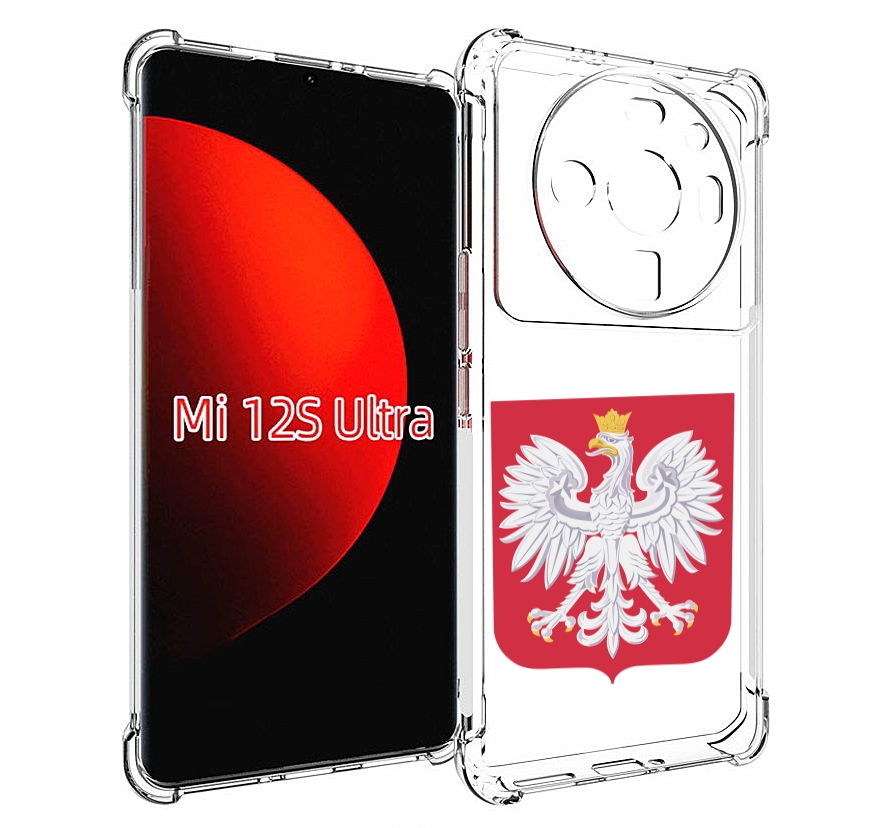 

Чехол MyPads герб-польши для Xiaomi 12S Ultra, Прозрачный, Tocco