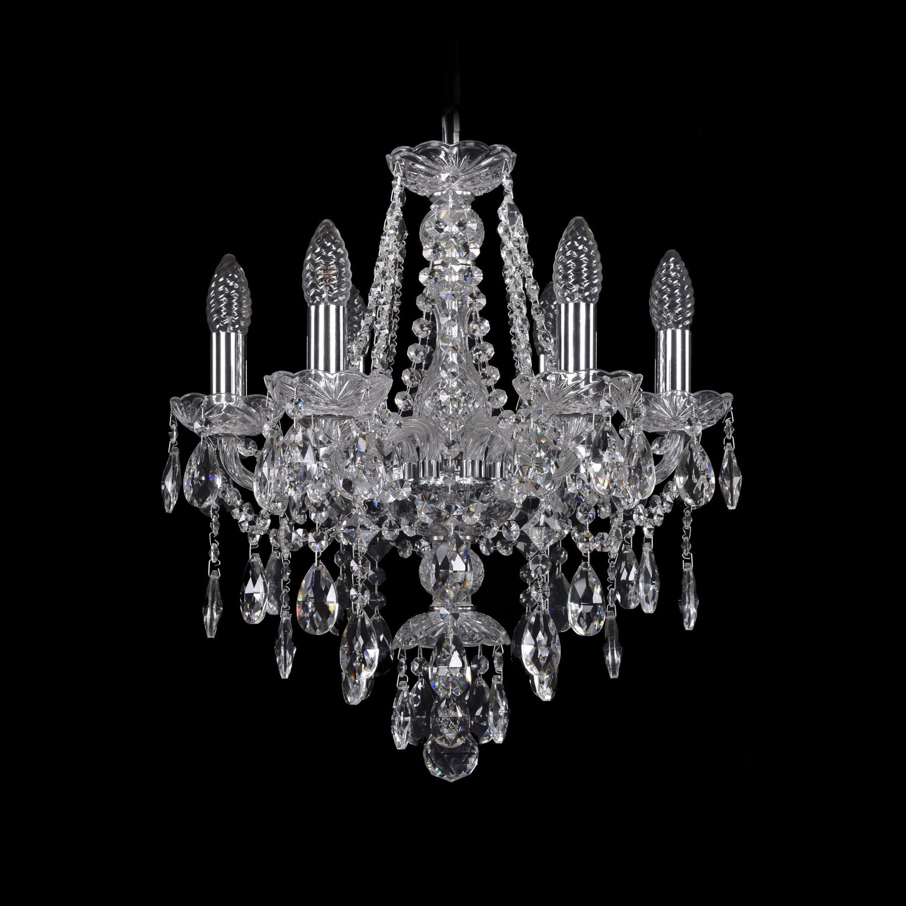 фото Хрустальная люстра 1415/6/141 ni bohemia ivele crystal
