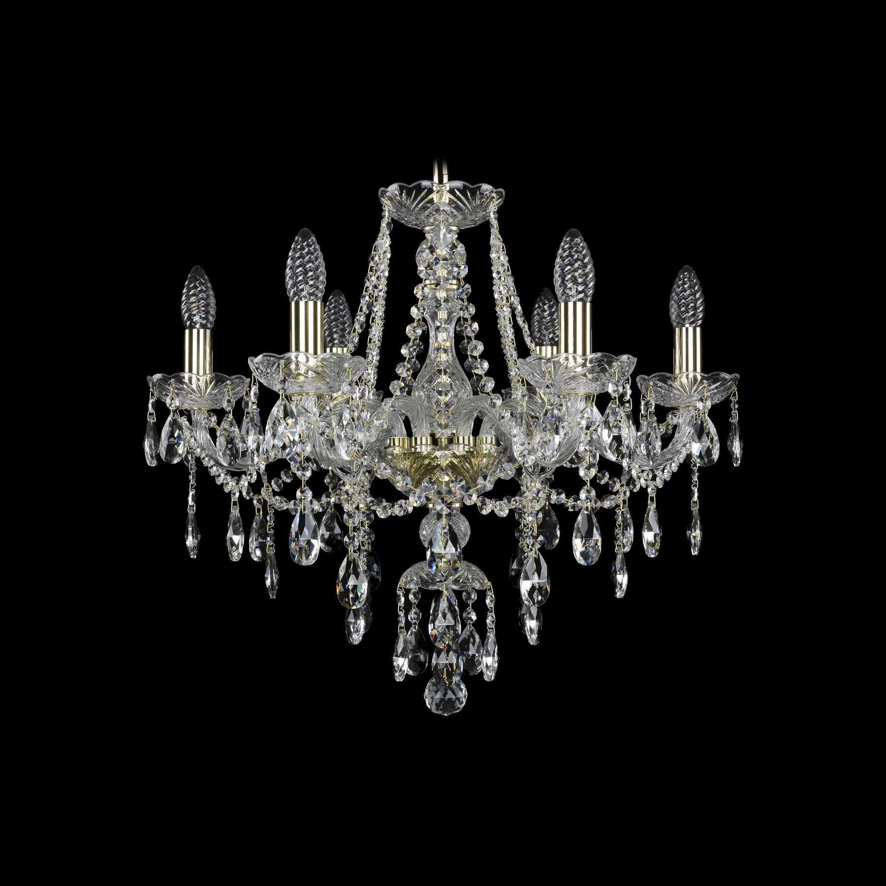 фото Хрустальная люстра 1415/6/200 g bohemia ivele crystal
