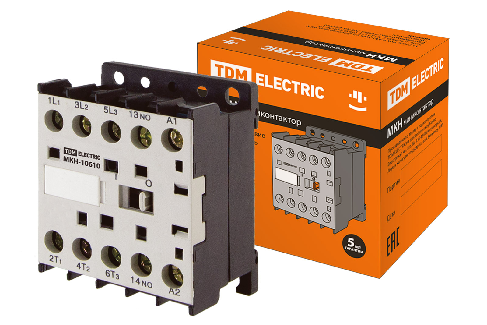 

Модуль для фиксации контактов МКН-10610 TDM ELECTRIC 6А 36В 1НО SQ0736-0010