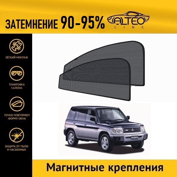 

Автошторки ALTEO на Mitsubishi Pajero io (1998-2000) джип 5d