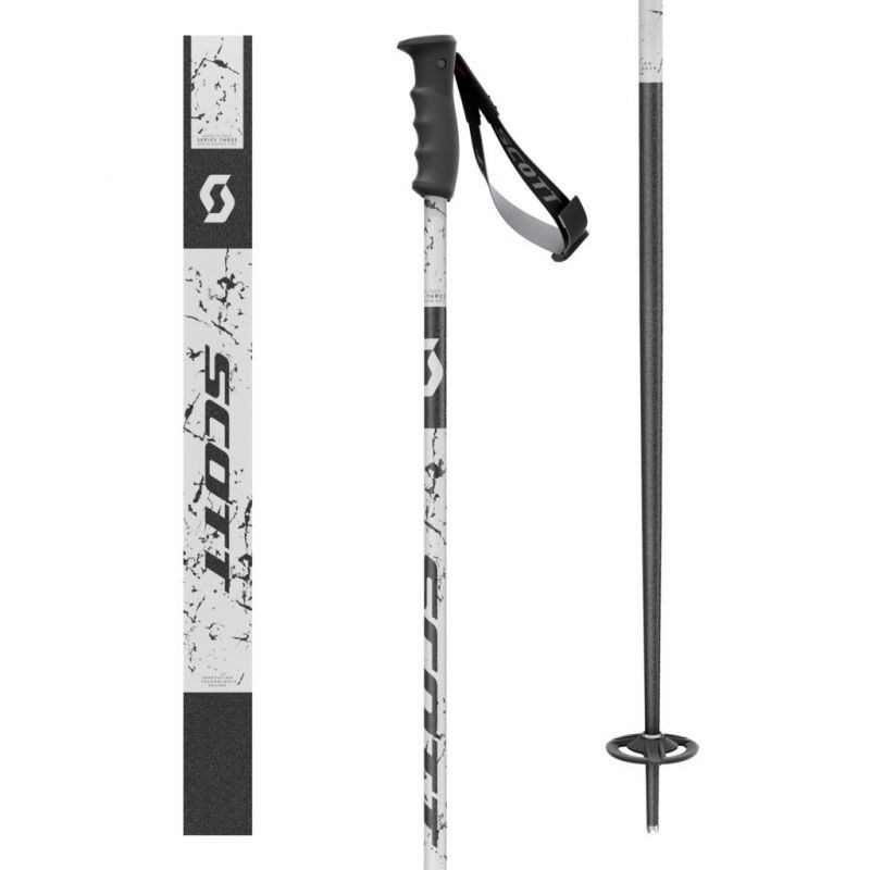 Горнолыжные палки SCOTT Pure SRS frost black 125 см 14238₽