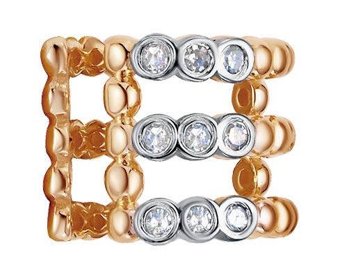 

Моносерьга из красного золота с бриллиантом Vesna jewelry 41211-151-01-01, 41211-151-01-01