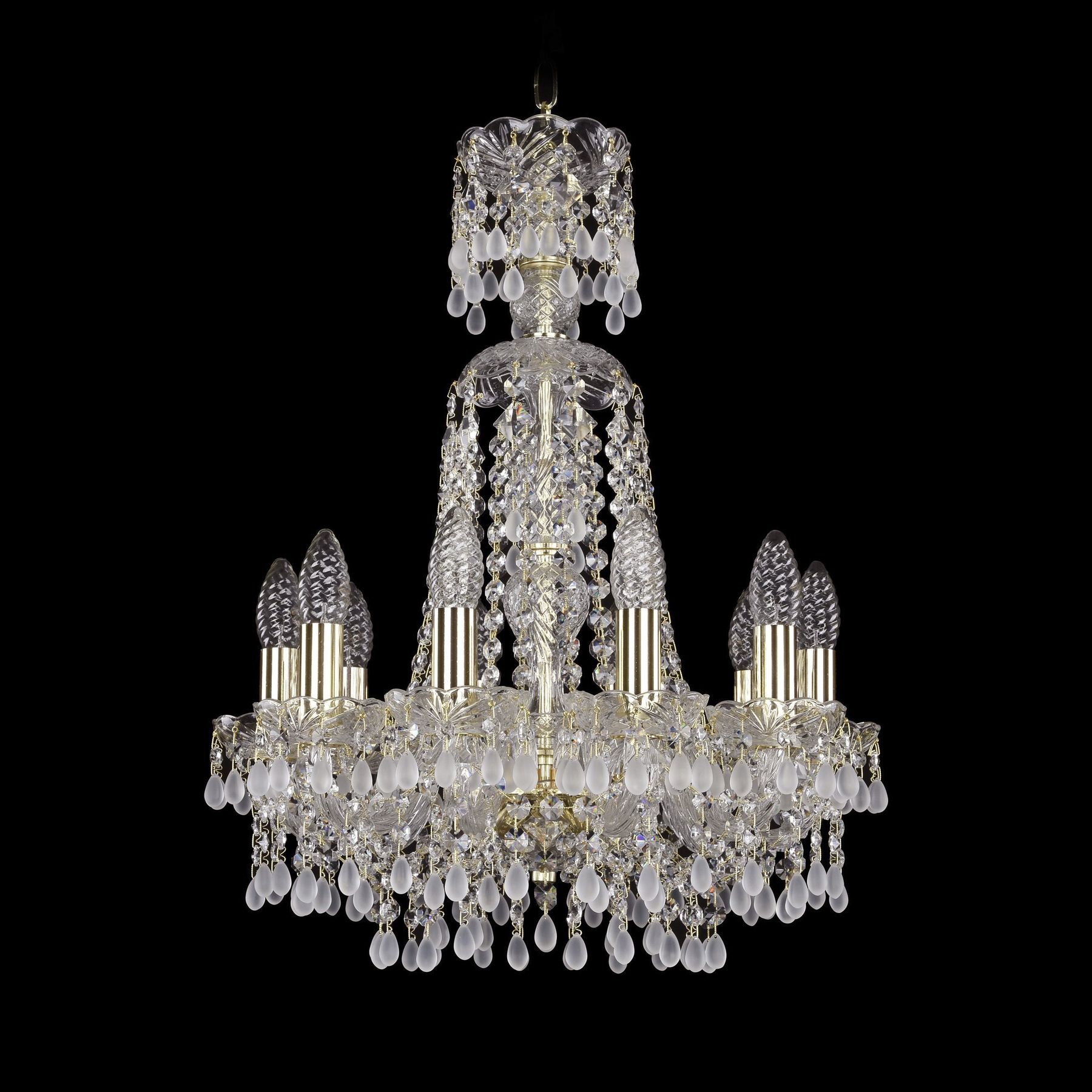 

Хрустальная люстра 1410/10/141/XL-58 G V0300 Bohemia Ivele Crystal, 1410/10/141/XL-58 G V0300